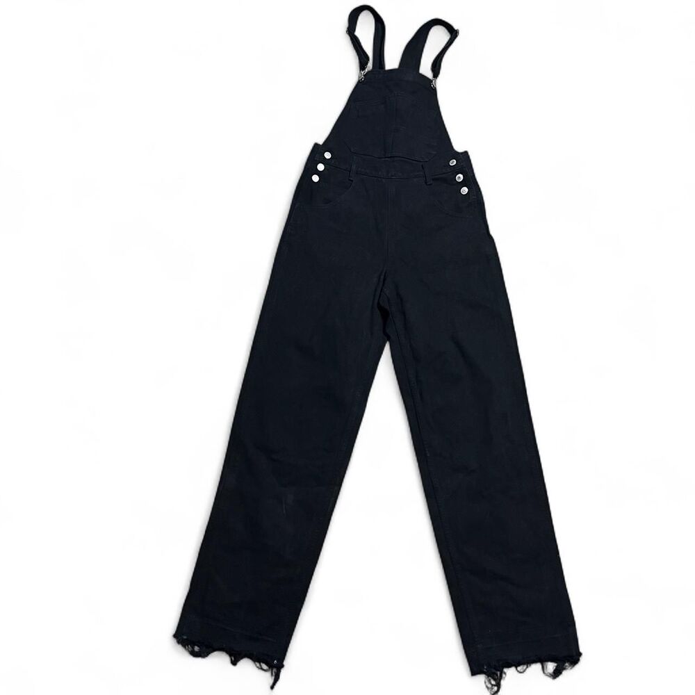 John-galt Women's Black Dungarees-overalls